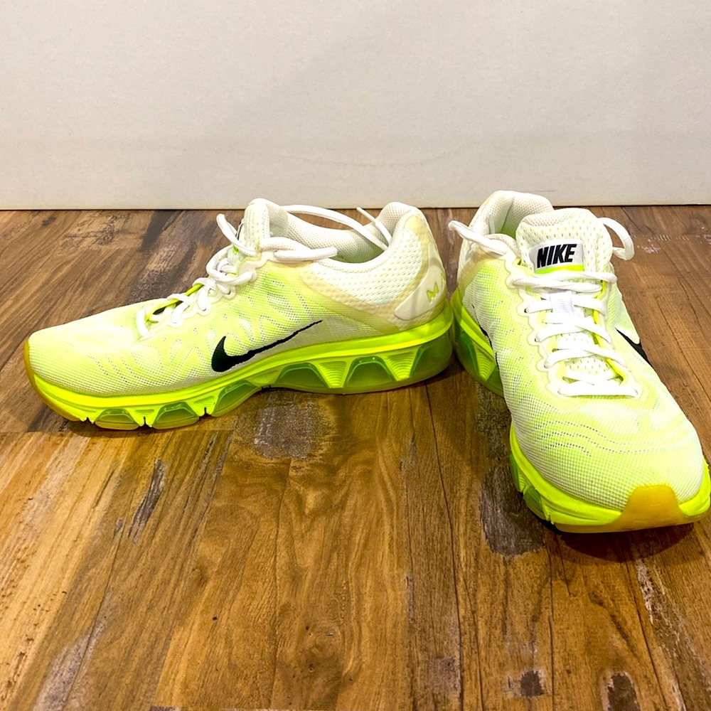 Nike air max white/neon green